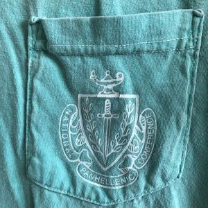 Teal ZTA comfort colors tee